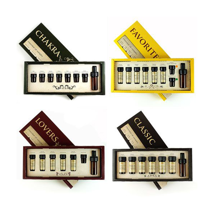 Coffrets d'huiles essentielles pour flacons de 10 ml