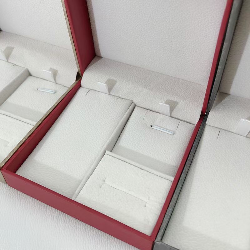 boîte à bijoux en cuir pu