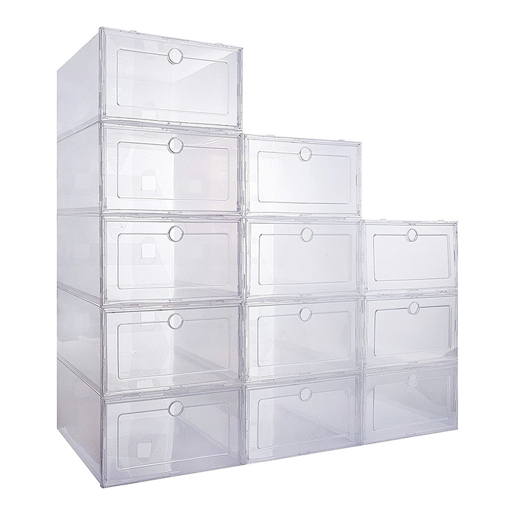 Boîte de rangement pour étui à chaussures Acrylique