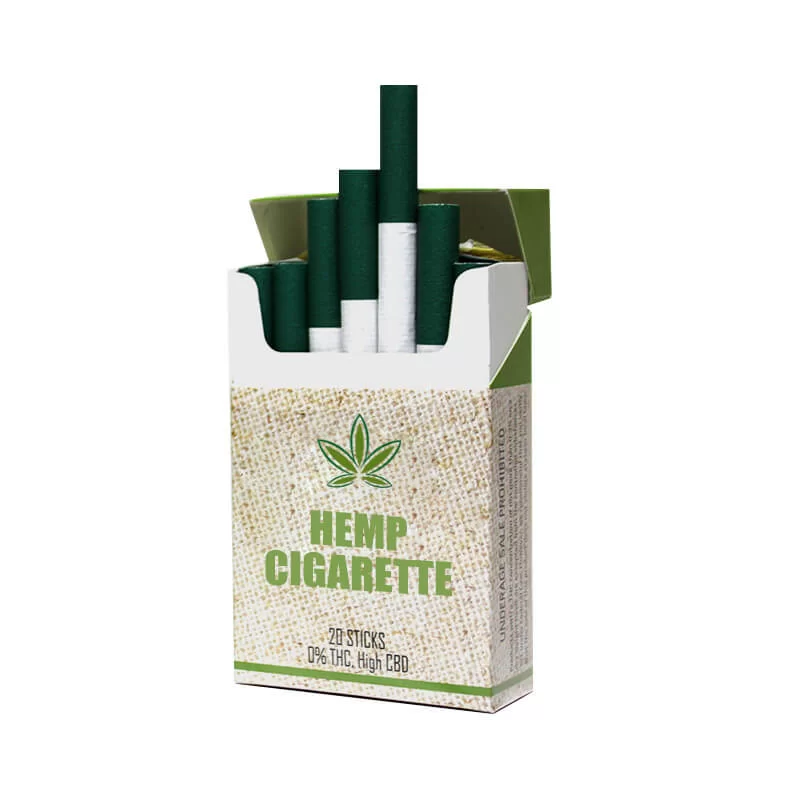 Commerce de boîtes à cigarettes en carton