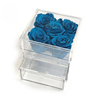 Boîte à fleurs en acrylique avec tiroir
