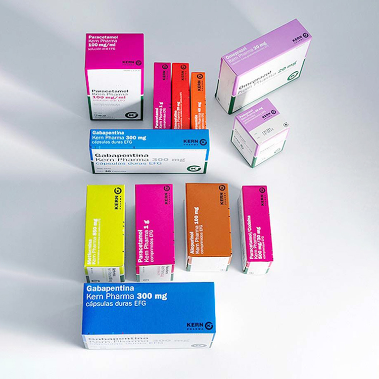 Emballage de boîte à médicaments imprimable