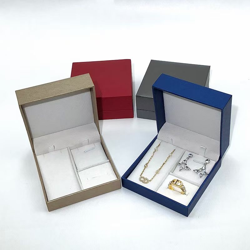 boîte à bijoux en cuir pu