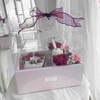 coffret cadeau gâteau aux fleurs