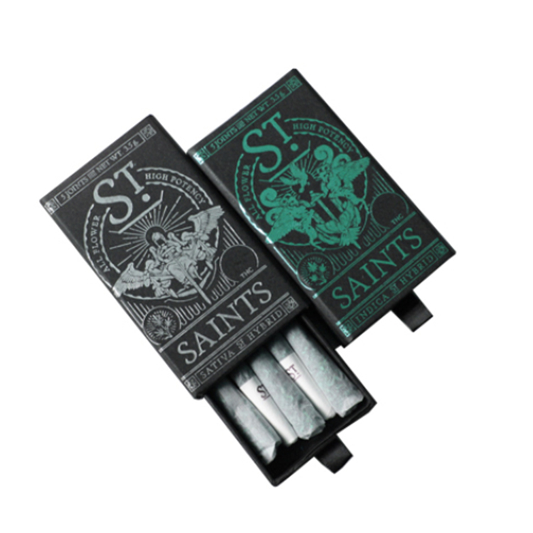 Boîte à cigarettes pré-roulée