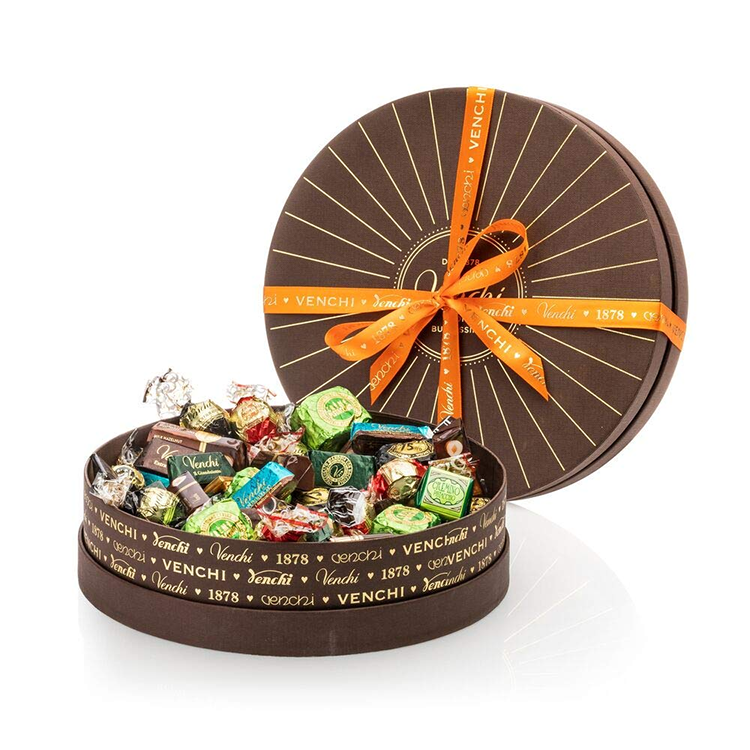 emballage de boîte de chocolat avec couvercle