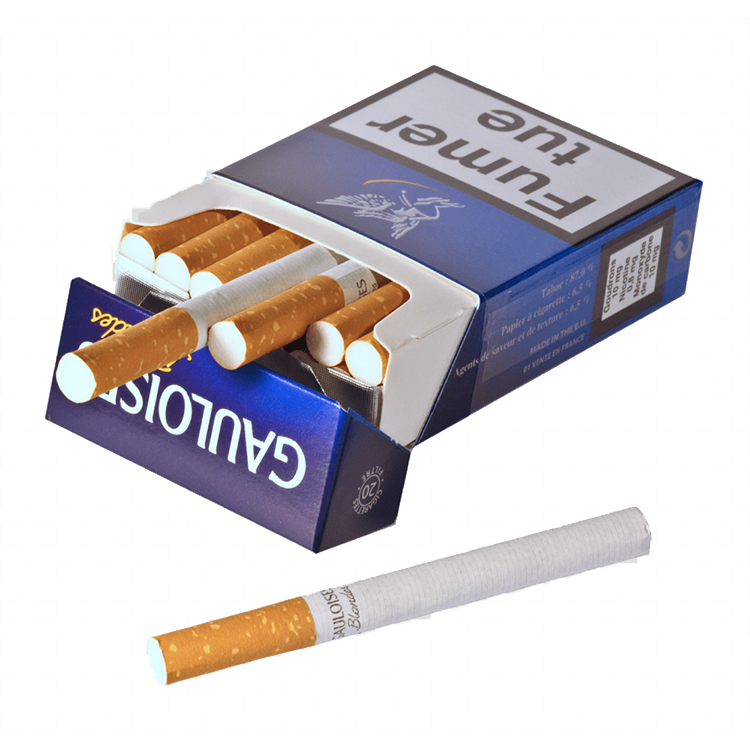 Boîte d'emballage de cigarettes en papier
