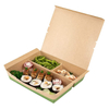 Boîte à sushi en papier kraft à emporter