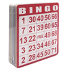 Jeu de cartes de bingo en papier