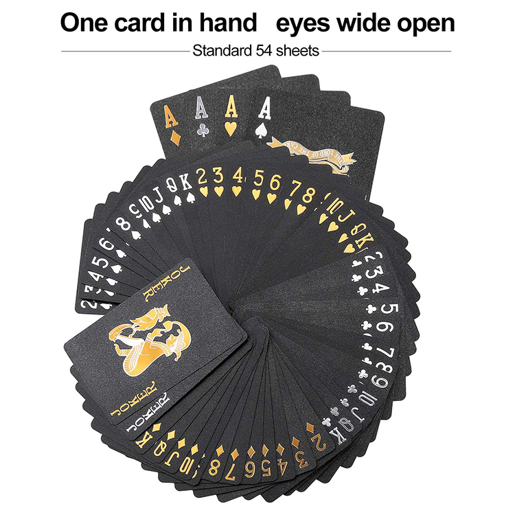 Jeux de cartes étanches 