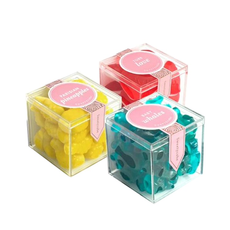 boîtes de bonbons en acrylique